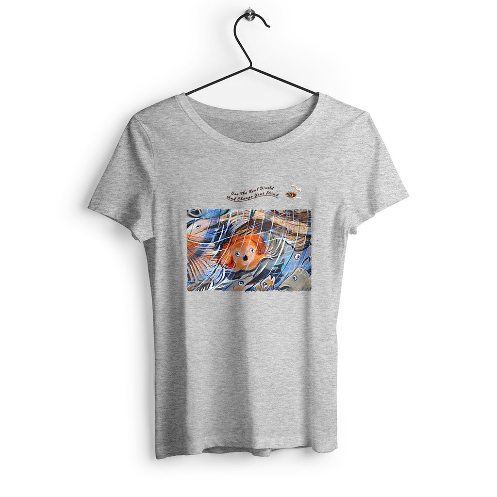 RED FISH - T-SHIRT FEMME