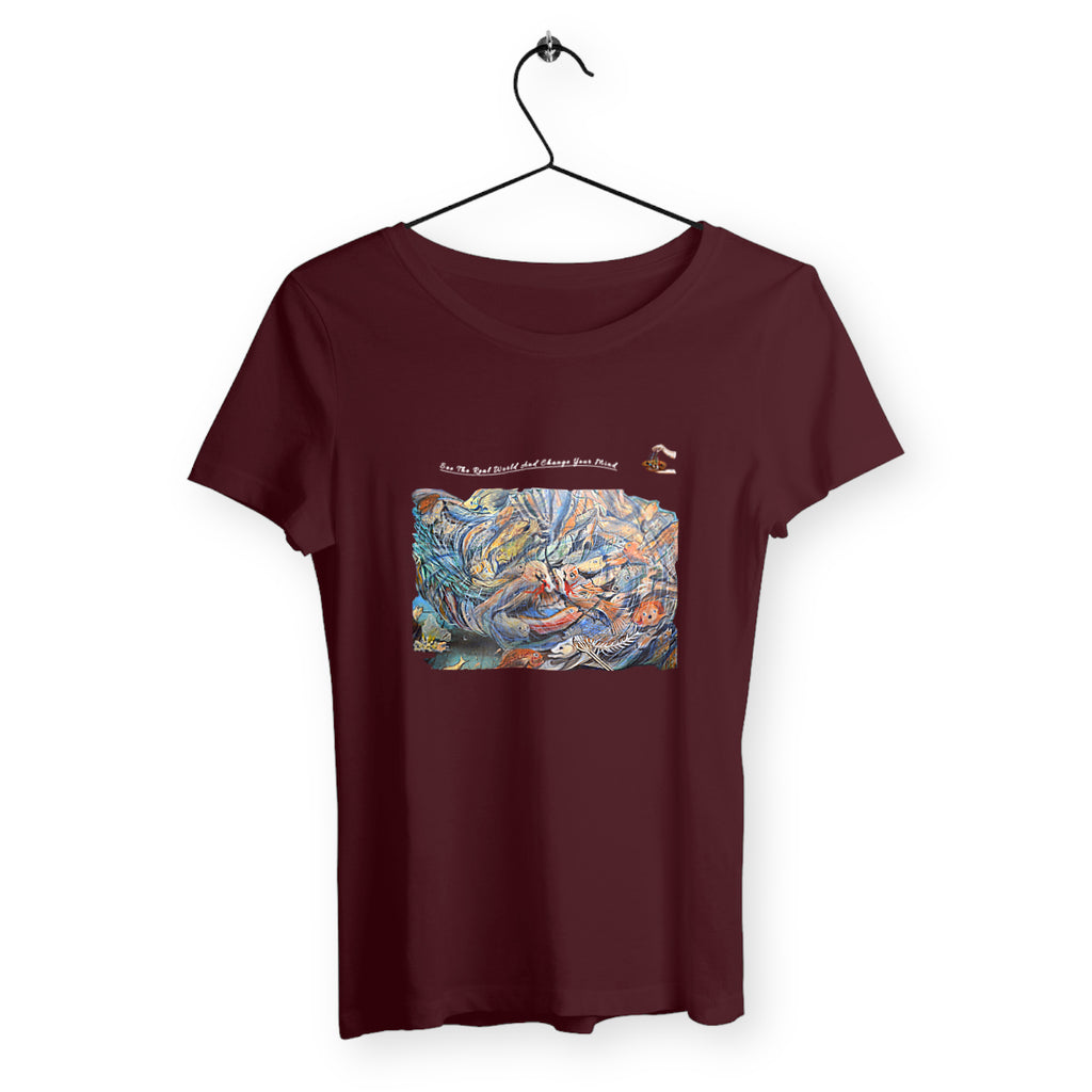 SEA FISHHOOK  - T-SHIRT FEMME 