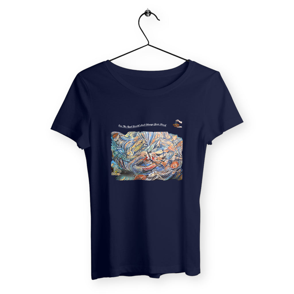 SEA FISHHOOK  - T-SHIRT FEMME 