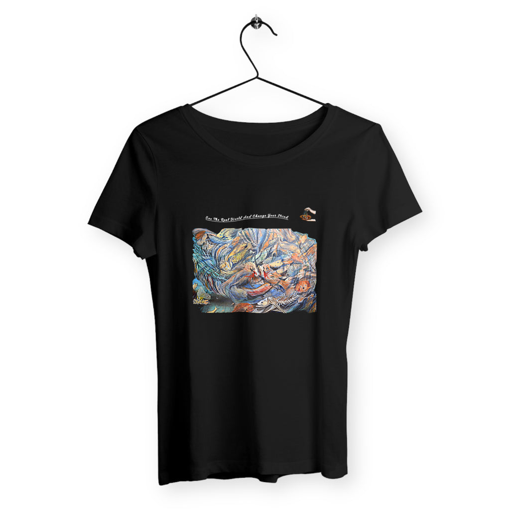 SEA FISHHOOK  - T-SHIRT FEMME 