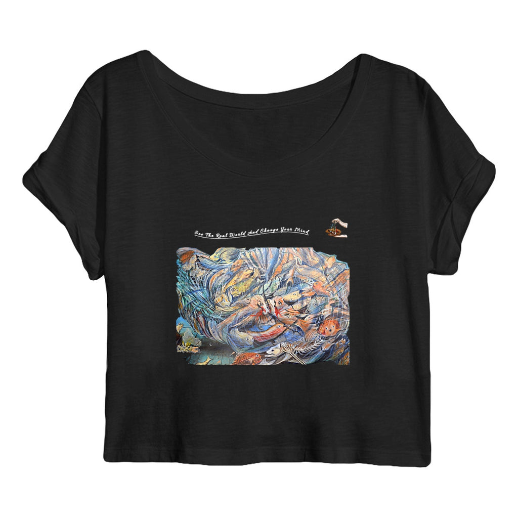 SEA FISHHOOK  - CROP TOP